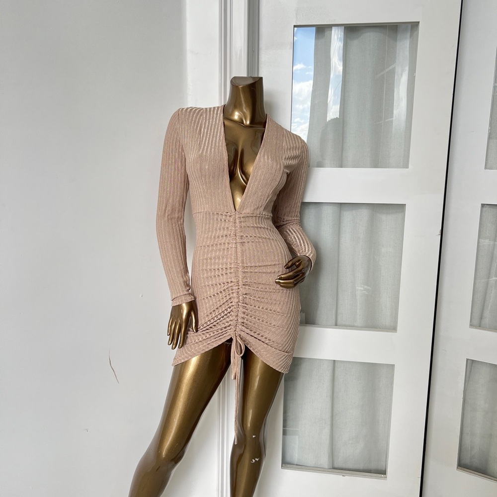 Brand New PrettyLittleThing Blush Knit Mini Dress!